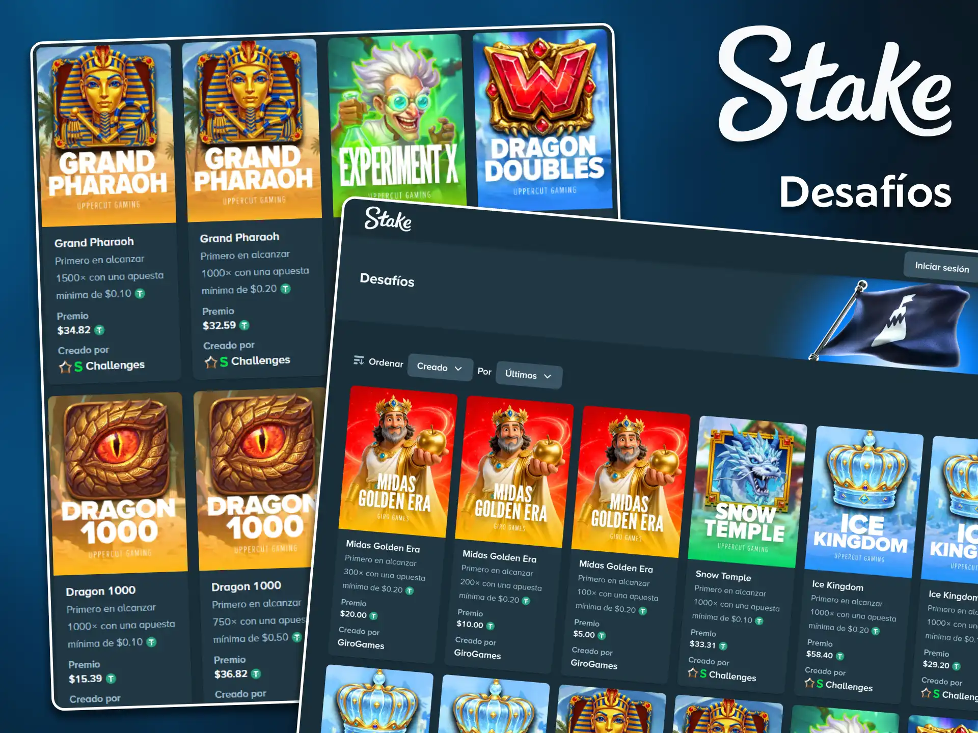 Supera las misiones diarias completando con éxito los desafíos de casino en Stake.